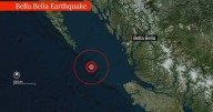 4.8 magnitude earthquake strikes off B.C.’s central coast, no damage expected