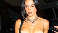 Dua Lipa looks sensational as she steps out in stunning black gown to party with stars in New York