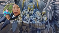 Pintan mural en Santa Marta para Alicia Macías Teodoro, la “abuelita heroína”