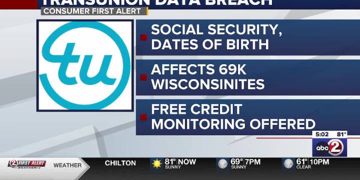 More than 69,000 people in Wisconsin impacted by TransUnion data breach
