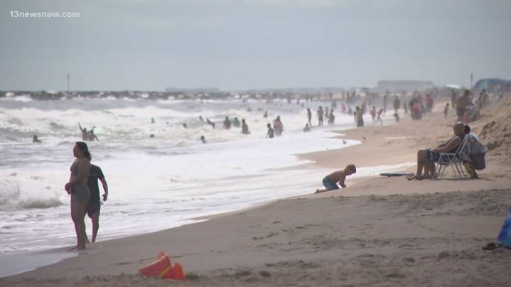 Rip current warning hits Virginia Beach this Labor Day