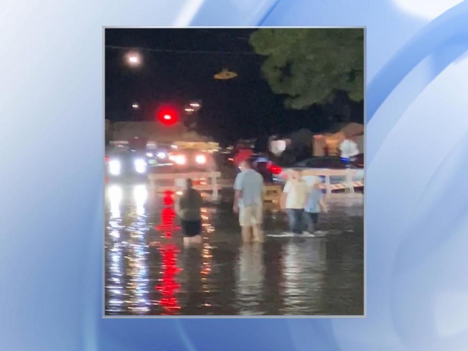 Tracking the rain: Flooding at Benson Mule Days as front bring rain & tropical activity might bring more
