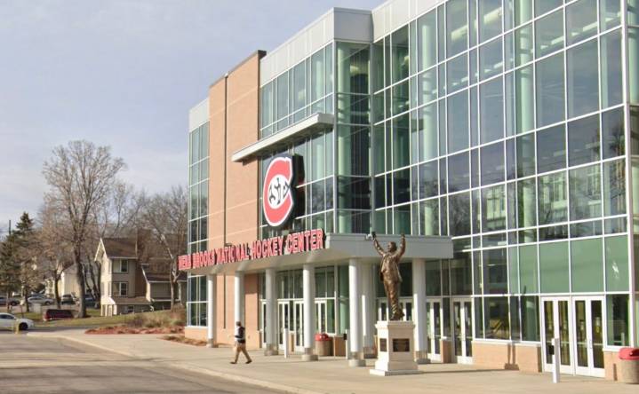 Stray bullet hits window at St. Cloud hockey arena while players, coaches inside