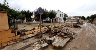 Las imágenes que han dejado las fuertes lluvias en Zaragoza