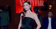 Photos: Hailey Bieber Serves Leading Lady Vibes In Strapless Dress For Rhode Launch Party