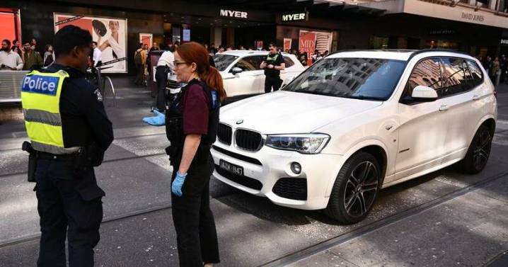 Police swoop on teens after stolen car hits pedestrian
