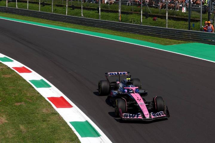 El despiste del reemplazante de Colapinto en el primer entrenamiento del Gran Premio de Italia