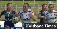 Upton streaks away for solo try