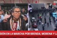 La policía de la Ciudad reprimió a las familias de las víctimas en la marcha feminista de Congreso
