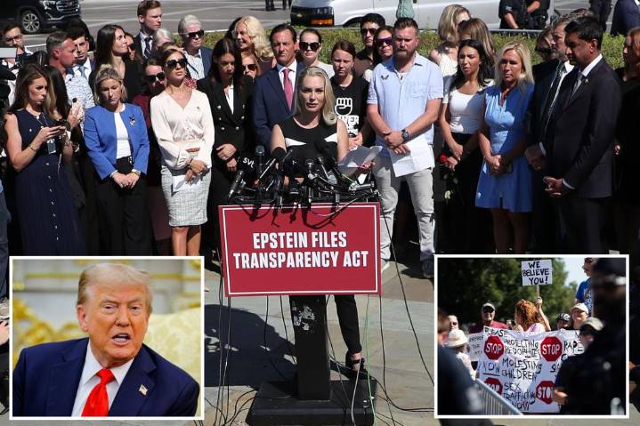 Donald Trump calls for 'end' to 'Democrat Epstein Hoax'