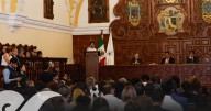 Candidatos a rectoría presentan propuestas; Lilia Cedillo proyecta una BUAP más sólida