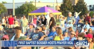 Prayer vigil held for Charlie Kirk at Freedom Fields