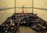 Destruyen más de 1500 armas depositadas en las Intervenciones de Armas y Explosivos
