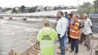 Hyderabad rains: GHMC commissioner inspects flood