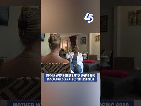 Baltimore mother warns others after losing $900 in squeegee scam at busy intersection