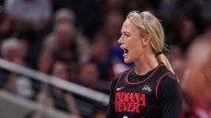 Sophie Cunningham has run-in with officer during Fever playoff win vs Dream