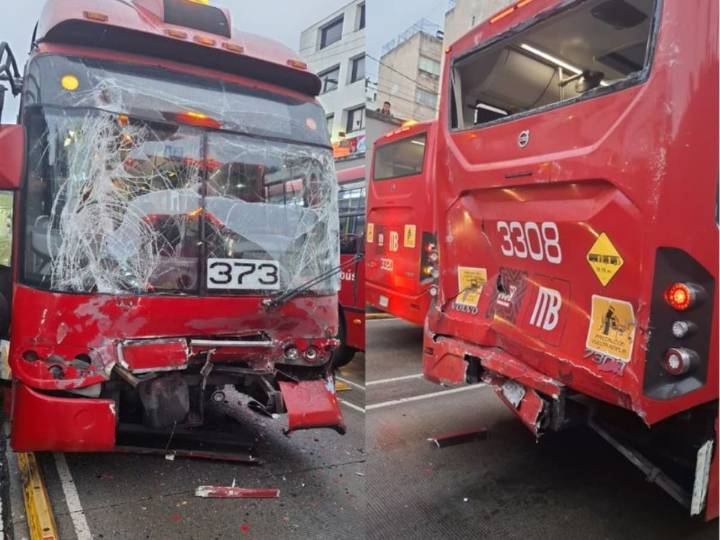 Choque del Metrobús en colonia narvarte deja 12 lesionados