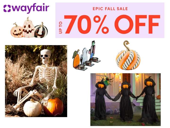 Save on Skeletons, Witches & Outdoor Lighting in Wayfair's Epic Fall Sale