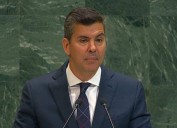 Presidente de Paraguay se refirió al magnicidio a Miguel Uribe en su discurso de la Asamblea de la ONU; esto dijo