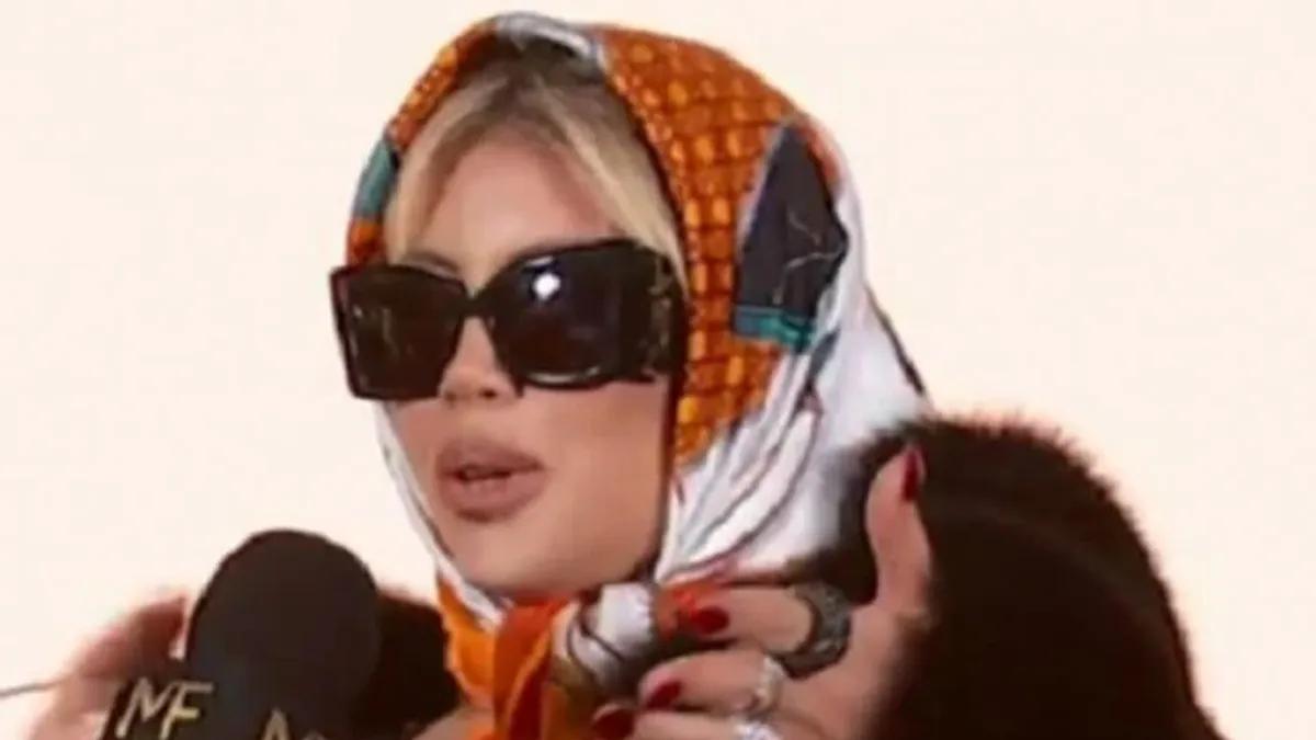 El insólito look de Wanda Nara en los Premios Martín Fierro 2025