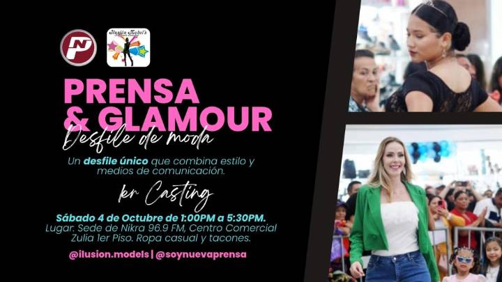 Prensa & Glamour: Ilusión Models y Nueva Prensa anuncian desfile en diciembre