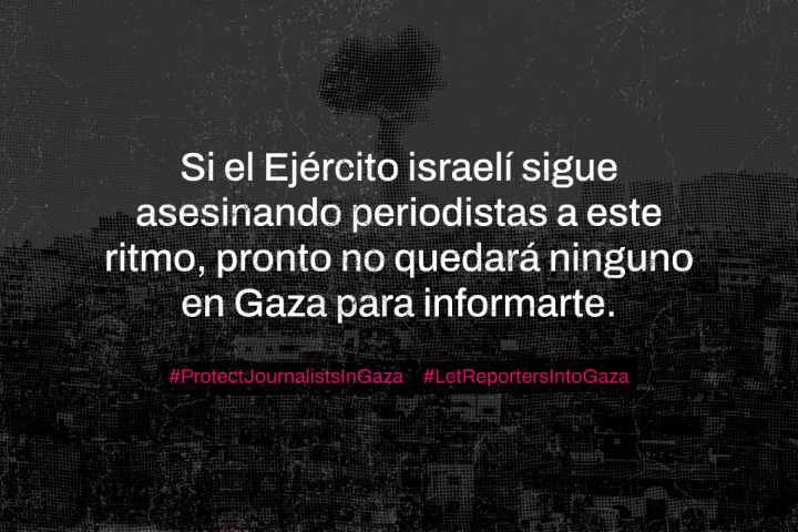 Protesta global sin precedentes de medios contra los asesinatos de periodistas en Gaza