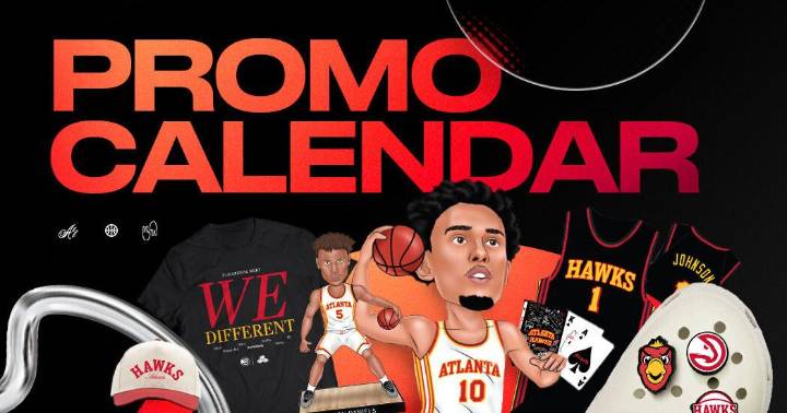 Atlanta Hawks Unveil 2025-26 Promotional Calendar