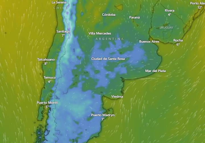 Según el SMN. Alerta amarilla por frío extremo en Buenos Aires: así seguirá el clima esta semana