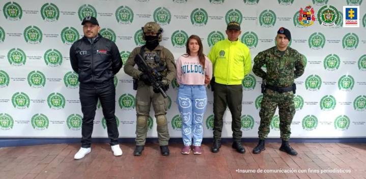 Presunta hija de comandante de las Disidencias de las Farc fue enviada a la cárcel