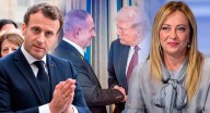 Francia e Italia anuncian apoyo a propuesta de paz por parte de Trump a Netanyahu