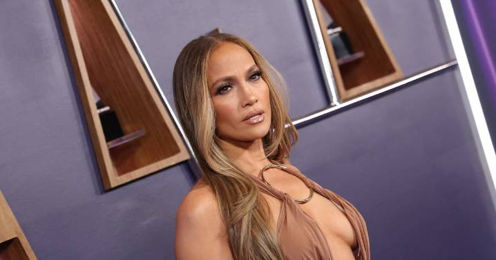 Jennifer Lopez Wore A Plunging Sheer Dress To A Gala