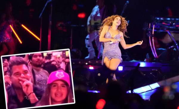 Tibio, tibio, caliente... Shakira y Antonito, cerquita