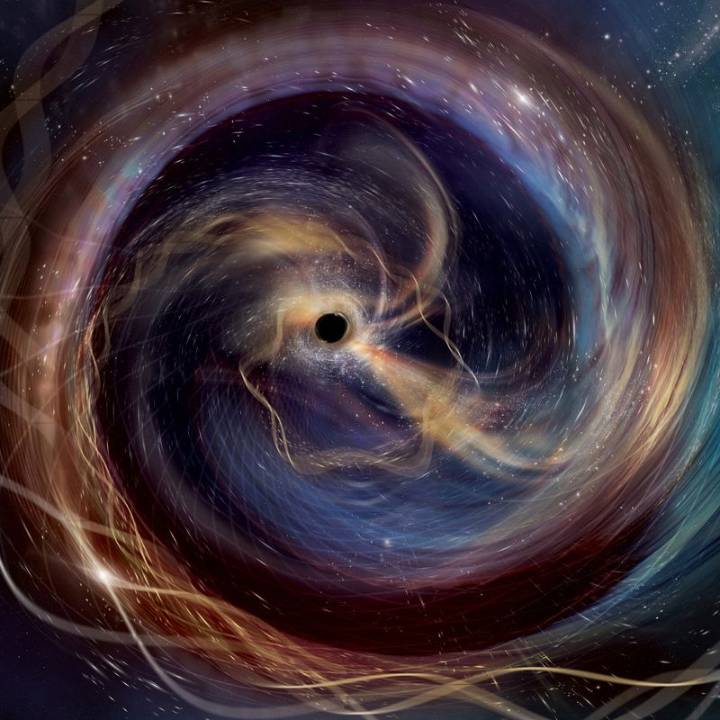 Astronomers get best view yet of two merging black holes