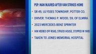 PSP: Elmira Man Injured After Van Crashes Into Potter Co. Home