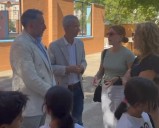 El alcalde visita el colegio Alfonso de Orleans con motivo del inicio del curso escolar