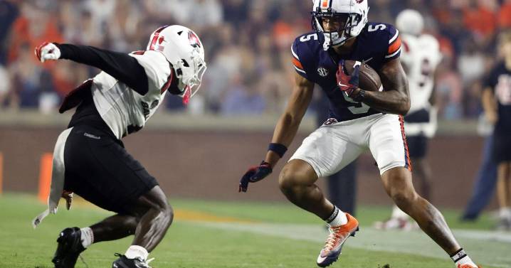 Auburn receiver Horatio Fields is sidelined indefinitely with a broken foot