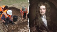 Archaeologists find remains of Isaac Newton's mother's 17th