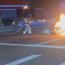 Fire engulfs vehicle near downtown Colorado Springs