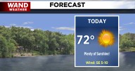 Cool & sunny start to the week