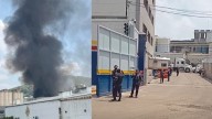 Incendio en aceitera obliga a desalojar a más de 100 empleados