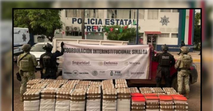 Más de una tonelada de cristal en camioneta robada: huyen entre la maleza tras persecución en Culiacán