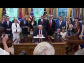 FULL VIDEO: Trump signs EO to use AI in child cancer research