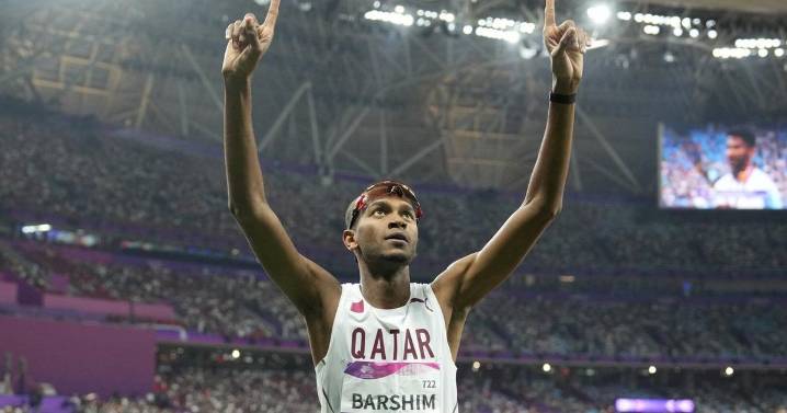Three-time high jump champion Mutaz Barshim withdraws from worlds with foot injury