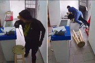 Quiso asaltar un comercio con un destornillador pero empleados lo redujeron a golpes
