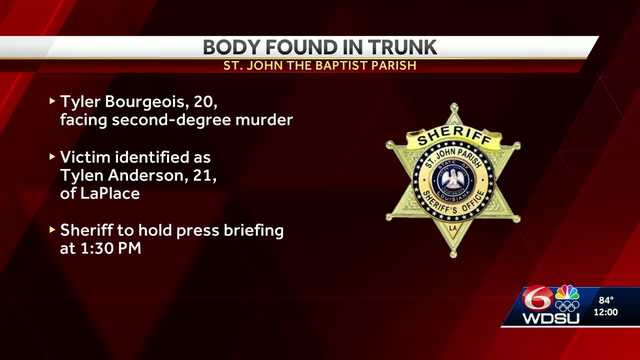 LaPlace man arrested after body found in trunk of car