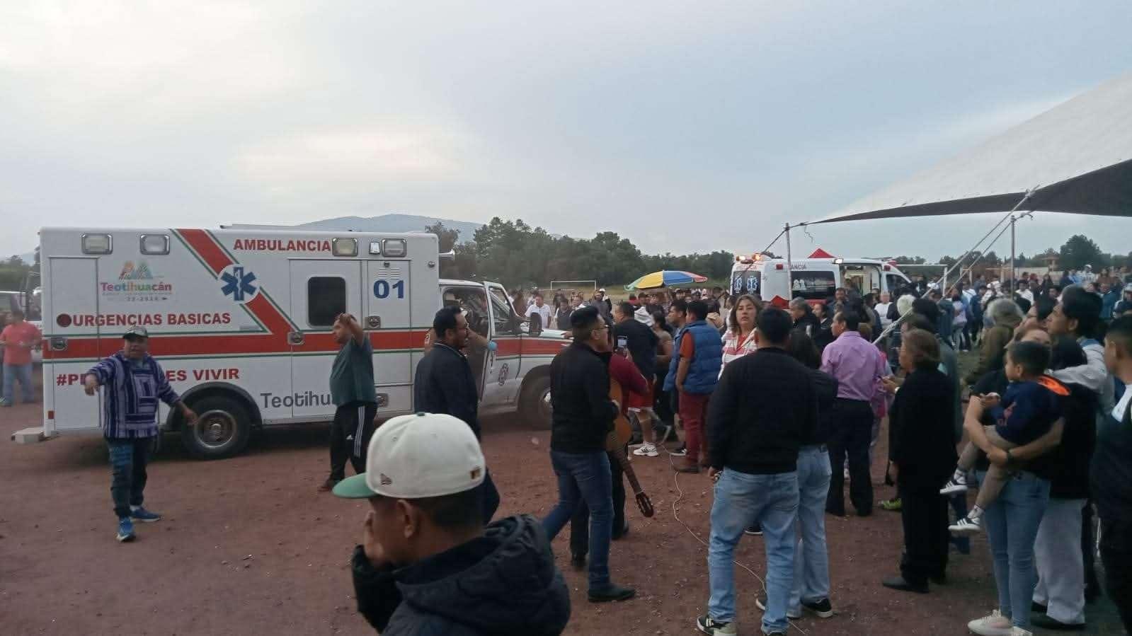 Explosión de pirotecnia en Teotihuacán deja 28 heridos durante fiesta patronal