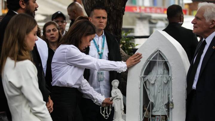 María Claudia Tarazona, desde el lugar en el que asesinaron a su esposo Miguel Uribe Turbay: “La paz, la verdadera, va a volver. La decencia gobernará”