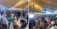 Vídeo | Caos en los controles de seguridad de Barajas por la huelga del personal