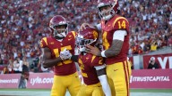 USC routs Georgia Southern 59-20 in former coach Clay Helton's return to the Coliseum