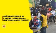 En albergue La Rioja: indígenas Emberá, al parecer, agreden a funcionarios del Distrito